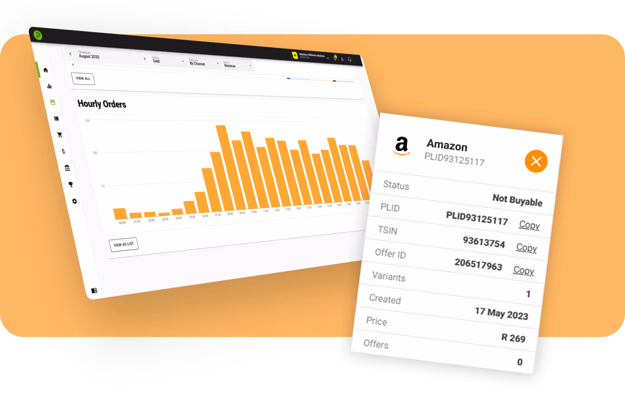 Sales analytics dashboard