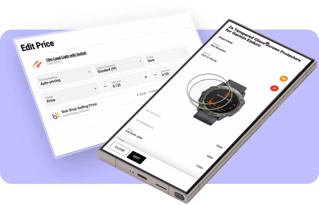 Sales analytics for bobshop and IQ Retail