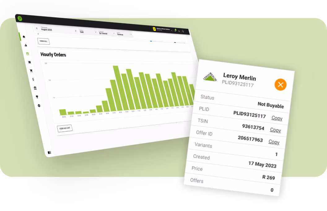 Stock management interface