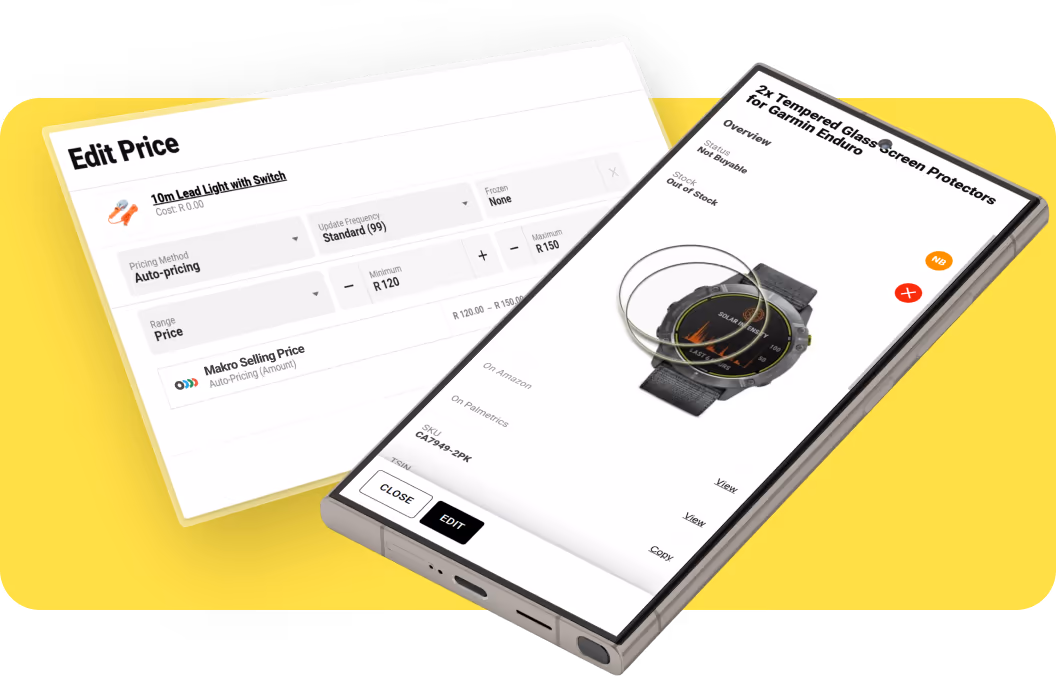 Sales analytics for Makro and Dear